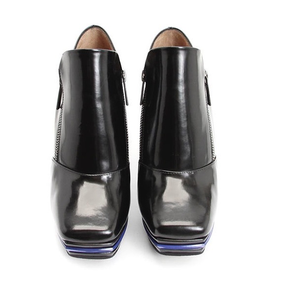 Patent leather platform toe Trinity Zion Fluevog Shoes- Stunning! Worn twice? - Picture 4 of 14